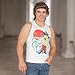 Big Trouble Little China Fu Manchu White Men's Tank Top (Small)
