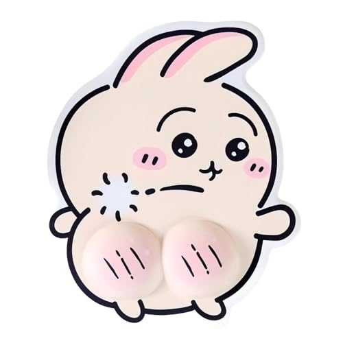 3D Cartoon Mouse Pad with Wrist Rest and Ergonomic Support