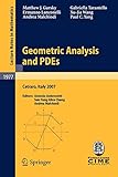 hoyer 5060 c les paul custom  Geometric Analysis and PDEs: Lectures given at the C.I.M.E. Summer School held in Cetraro, Italy, June 11-16, 2007 (Lecture Notes in Mathematics, Band 1977)