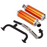HMParts ATV Quad Bashan Jingling Auspuff Set Auspuffanlage 150-250 ccm Typ7