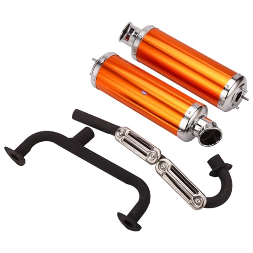 HMParts Pot d'échappement pour quad Bashan Jingling 150-250 cm³ Type 7