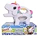 Handheld Unicorn Bubble Blower with Music – Squeeze-Activated Bubble Maker for Kids, 4oz Non-Toxic Solution Included, Fun for Outdoor Play, Pool Parties, Birthdays, Summer Activities, Ages 3+