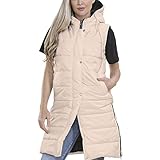 LO STILE INCONTRA LA PRATICITÀ: questo bellissimo gilet lungo offre un fantastico look da streetwear urbano, fuso con la funzionalità di una giacca imbottita. Creare un gilet dall'aspetto fantastico per qualsiasi attività all'aperto. È perfetto per l'abbigliamento primaverile, autunnale e invernale ed è adatto per essere abbinato a qualsiasi outfit da pantaloni da jogging, leggings, jeans e pantaloni skinny a camicie, canotte, magliette.