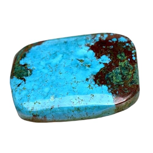 Cabochon turquoise naturelle véritable rectangulaire pour réparer et monter vos bijoux