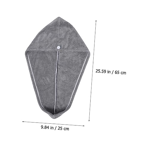 Balacoo 3 Pçs Touca De Cabelo Seco Envoltório De Cabelo Toalha De Cabeça De Banho De Secagem Rápida