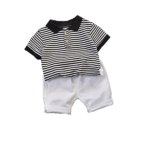 Ensemble de vêtements d'été tendance à manches courtes et short pour garçon, Bande., 12 mois Cover