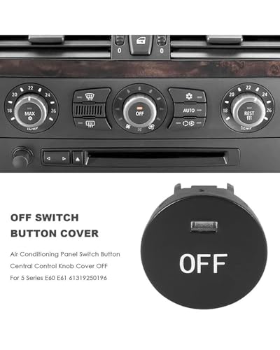 Bouton climatisation CVC BMW 61319250196 commande chauffage Série 5 E60 E61