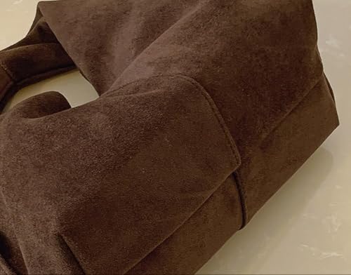 Bolso bandolera Slouchy Suede Crescent para mujer miniatura 5