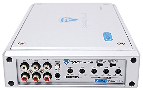 Rockville WB65KLS Silver Bundle 6.5" 300W Marine LED Speakers miniatura 5