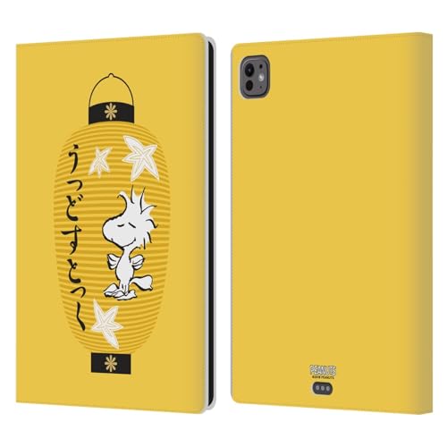 Étui iPad Pro 11 M4 M5 Cuir Snoopy Peanuts Protection Portefeuille Coque Tablette