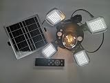 CaalLogt Lampy solarne do użytku na zewnątrz z pilotem zdalnego sterowania, wisząca lampa solarna 192 LED, akumulator 5400mAh z 5M kablem, klasa wodoszczelności IP65, 7W 3200LM czujnik ruchu, 5 trybów