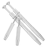 Cabilock 4 Stück Ic Chip Greifset aus Aluminium Federbelasteter 4 Zinken Greifer für Elektronische Bauteile Präzises Bauteilaufnahmewerkzeug für Kondensatoren und Präzisionsteile Kompakt