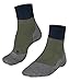 Produktbild FALKE Damen Wandersocken TK2 Explore Cool Short W SSO Funktionsgarn Antiblasen Dick 1 Paar, Grün (Herb 7756), 41-42