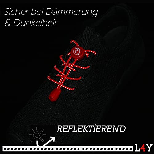 Elastische Schnürsenkel Run out sports ohne Binden