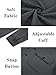 COOFANDY Men's Lightweight Casual Jacket Fashion Button Up Shacket Short Collar Jacket, Deep Gray, Small