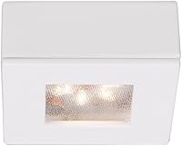 Vista 3 de WAC Lighting HR-LED87S-WT - Luces LED cuadradas con botón de 3000 K, color blanco
