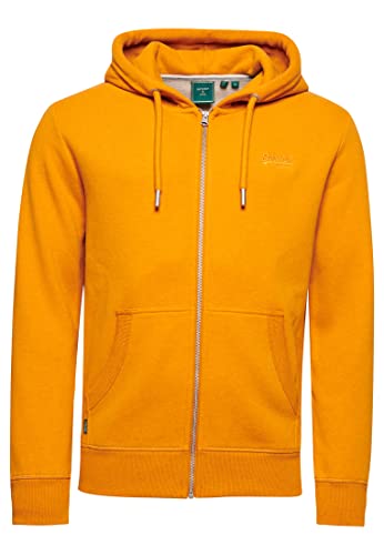 Superdry Herren Kapuzenjacke mit gesticktem Vintage Logo Thrift Gold...