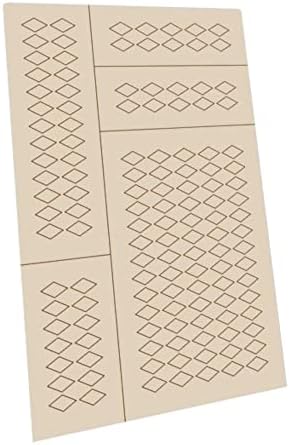 Green Stuff World for Models and Miniatures Self-Adhesive Stencils - Harlequin M 9448 image 3