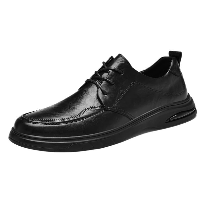 Vintage Men's Dress Oxford Shoes Spanish Leather Lace-up Cap Toe Wedding Prom Casual Shoes