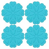 Algopix Similar Product 4 - Hehoilam Silicone Carved Trivet Mats