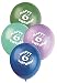 12" Latex Happy 6th Birthday Balloons, 6ct