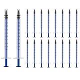 📐【Design preciso con dimensioni adeguate】 la siringa ZCSOWE da 1 ml è attentamente progettata per garantire un'esperienza di utilizzo soddisfacente. Le sue dimensioni compatte garantiscono una presa stabile e iniezioni precise. Che tu lavori in laboratorio o esegua un'alimentazione precisa, questa siringa soddisfa le tue esigenze.