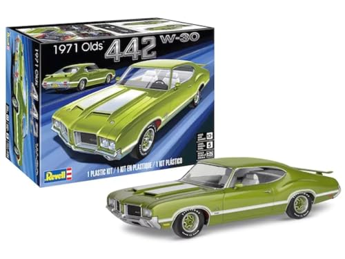 Revell 1971 Oldsmobile 442 W-30 1/25 maquette plastique haute précision Level 5