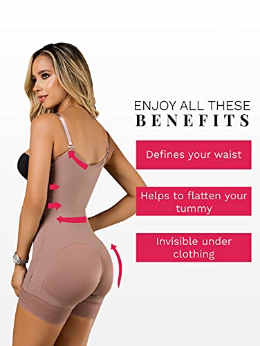 LT Rose 21113 Compression Garment After Surgery Stage 2 Butt Lifter Shapewear BBL Fajas Colombianas Reductoras y Moldeadoras Postparto Levanta Pompis Cocoa M