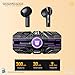 Transformers Megatron TF-T80 Bluetooth Wireless Earbuds Noise Cancelling in-Ear Cool HiFi Calling Dual Modes Sports Long Endurance Earphones with Fingertip Fidget Spinner (Black - Megatron)
