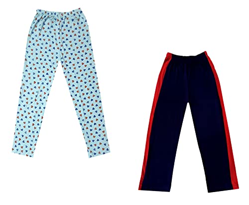 Image of indi weaves Boys and Girls Cotton Solid and Printed Pyjama /Pant /Trackpants