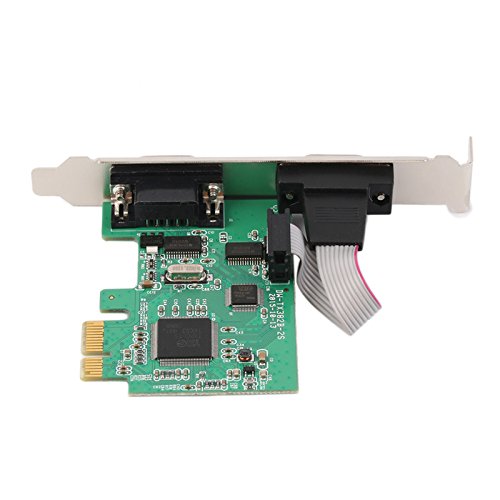 Axgear SERIAL-PCI-E High Speed 2 Port Rs-232 Rs232 Serial Port Com To Pci-E Pci Express Card New thumb #3