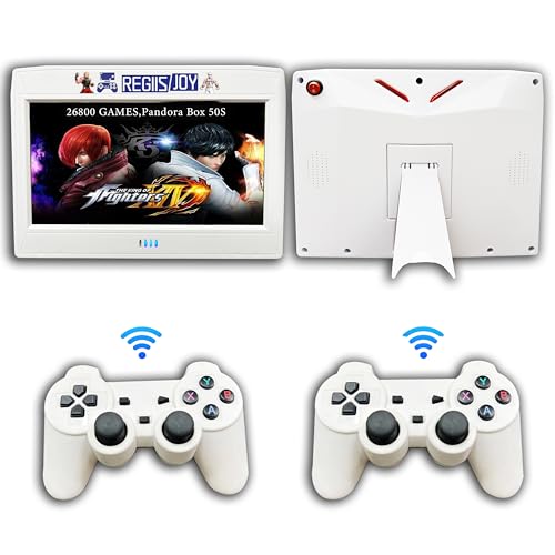 28000 in 1 Handheld Portable Arcade Game Console Mini Pandora Box 50S with HD Screen 2.4GHZ Wireless Controllers Search/Hide/Save/Load/Pause Games