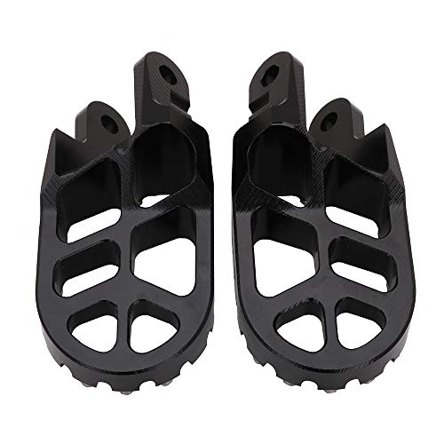 Image of AnXin Foot Pegs Footpegs Footrests Foot for KLX300 KLX300R KLX300SM 97-07 20-24 KLX250 06-20 KLX250S 09-14 KLX250R 94-96 KLX650 93-96 Dirt Bike Black