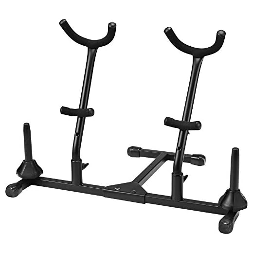 Titan Musical Instrument Stand, Saxophone Stand, Metal, Polished