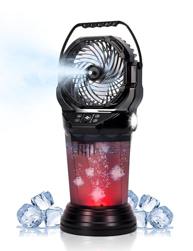 Ventilateur brumisateur portable avec télécommande pour l'été - 2