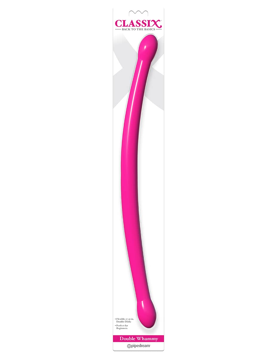 PIPEDREAM Classix Doble Whammy Doble Dildo - Rosa - 1 Unidad