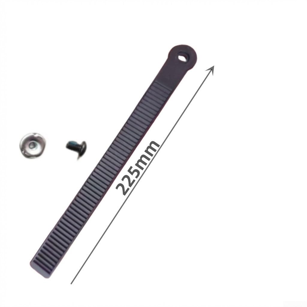 Ratchet Buckle and Strap Set for Snowboard Binding Replacement Parts, Plastic Steel Binding Components with 23.5mm Width, For Ski Boot and For Bike Bag Straps(B)