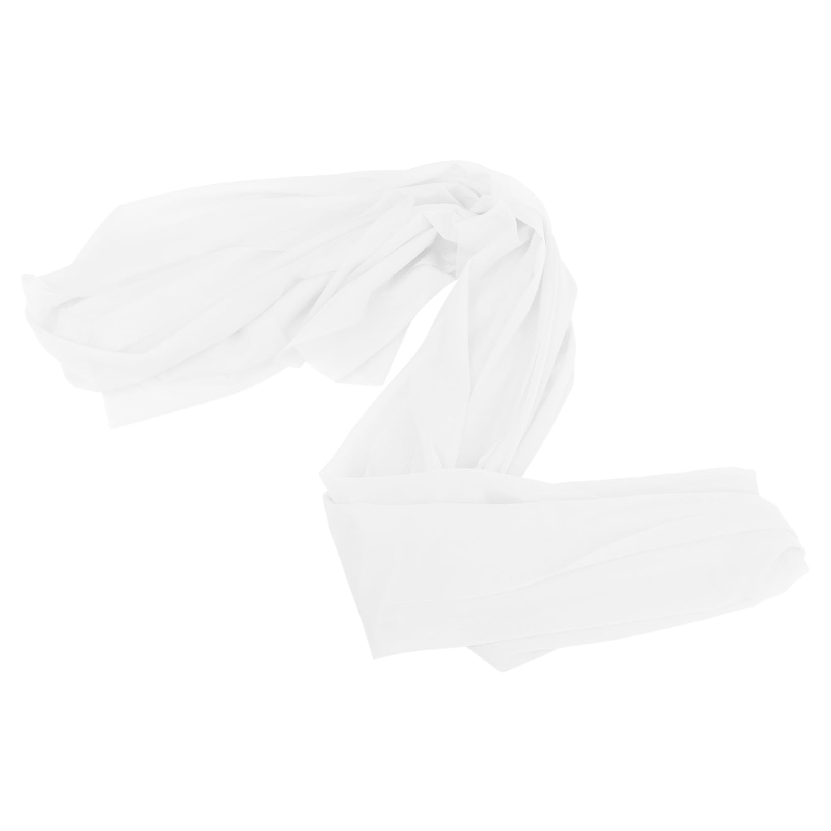 VICASKY 5 Stück Hochzeitsbogen Weiß Transparent Sheer Arch Draping Fabric für Party Deko Leichter Faltbarer Vorhang für Zeremonie Wohnzimmer Schlafzimmer Feierdekoration