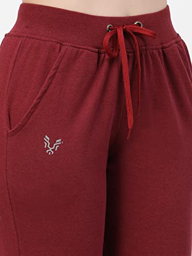 Image of UZARUS Women's Cotton Regular Fit Joggers Track Pants with 3 Pockets