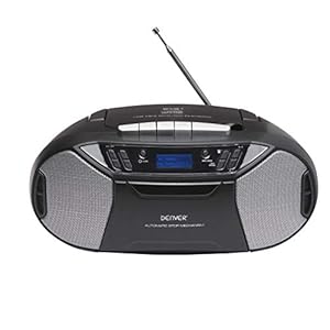 Boombox Denver TDC-250 mit DAB+ / FM Radio Kassettenspieler CD-Player AUX-Eingang 2143192
