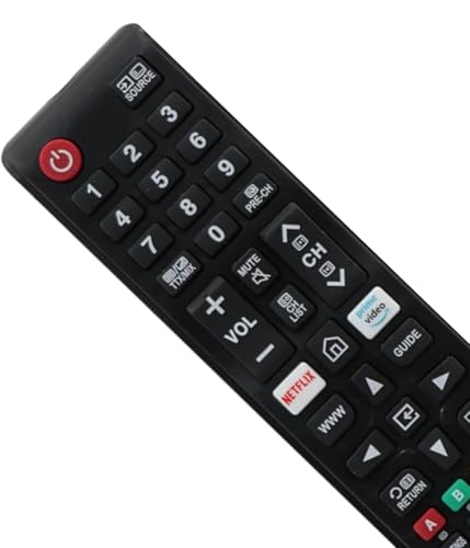 Image of Sadhwanis Remote Control Compatible with Samsung TV - Remote Control Suitable for LED LCD 3D Smart Televison Non Voice Command with Streaming Apps