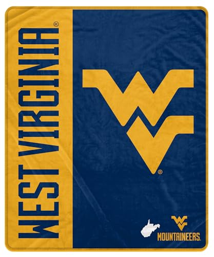 Proformance Home NCAA West Virginia Mountaineers Endzone Ultra Soft Tailgate Throw