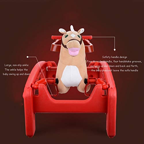 Schaukelpferd QIQIDEDIAN Hölzernes Pferdemusikschaukelpferdenkinderpferdeschwimmpferd mit doppeltem Verwendungszweck – Bild 6