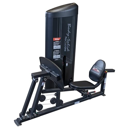 Body Solid (S2LPCX-3) Proclub Line Series II Leg Press/Calf Raise Machine for Commercial and Home Workout Plate Loaded Muscle Developer Machines for Leg Tonal and Muscles 310 lbs Weight Stack
