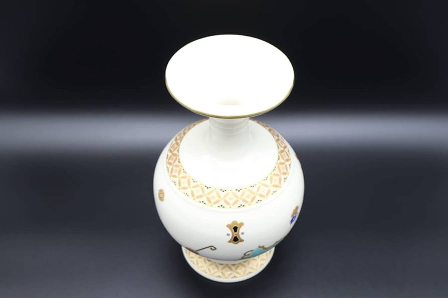 薩摩焼　十五代　沈壽官作　人間国宝　七宝宝尽文花瓶　共箱　送料込み 楽天市場】受注生産 薩摩焼 十五代沈壽官作(ちんじゅかん)白薩摩