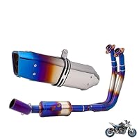 Amazon.co.jp: FIRECARP バイクマフラー スリップオンサイレンサー