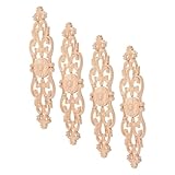Cadre d'applique en sculpté pour meubles - l'applique en sculpté est durable et naturelle, vous pouvez la conserver longtemps, applique sculptée rétro