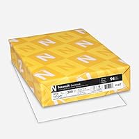 Neenah Cardstock, 8.5" x 11", 90 lb/163 gsm, White, 94 Brightness, 300 Sheets (91437)