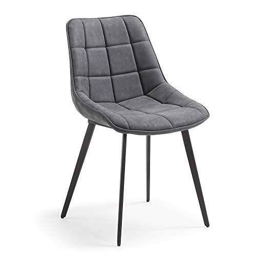 Sillas Comedor Patas Acero Negro Marca Kave Home