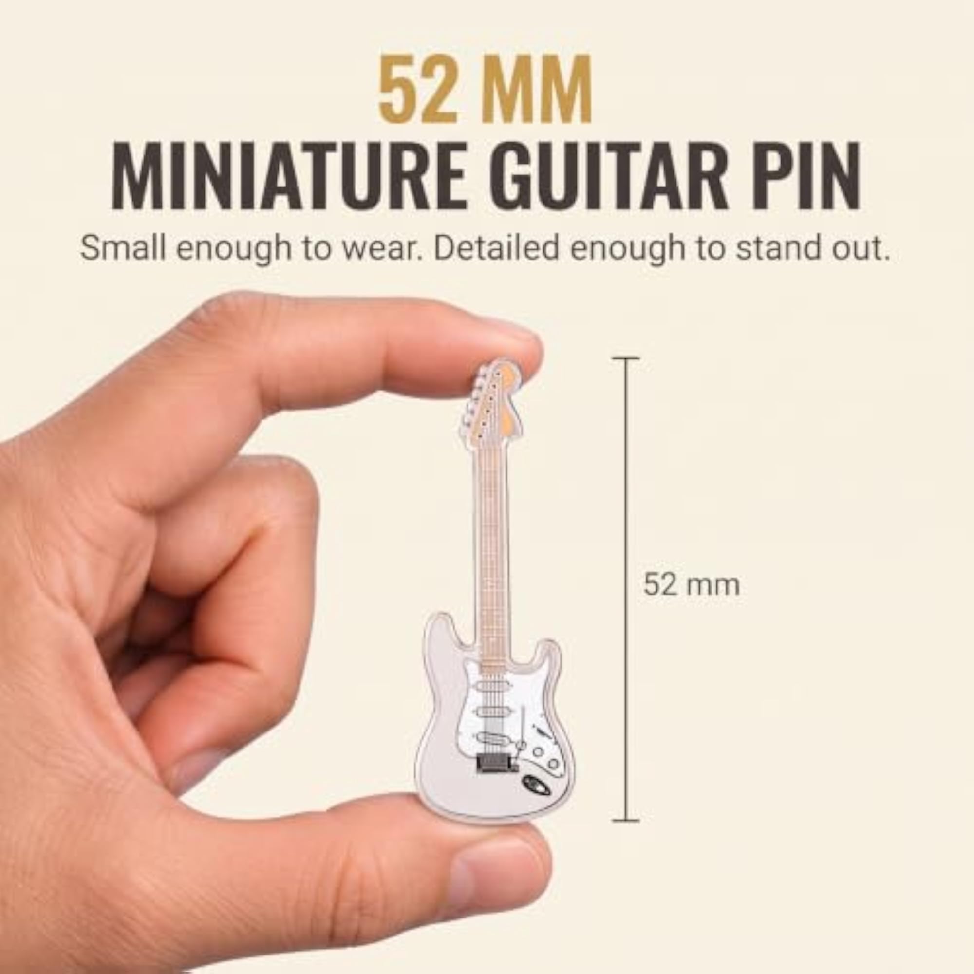 Geepins Enamel Guitar Pins, Music Gift